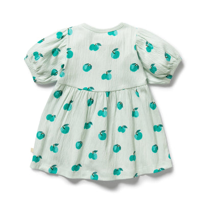 Wilson & Frenchy - Apple Papple Organic Button Dress Short Sleeve Dress Wilson & Frenchy 