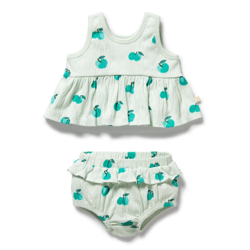 Wilson & Frenchy - Organic Ruffle Set | Apple Papple