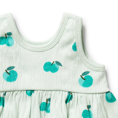 Wilson & Frenchy - Apple Papple Organic Ruffle Set Matching Set Wilson & Frenchy 