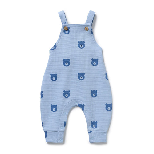 Wilson & Frenchy - Bear Hugs Organic Waffle Overall