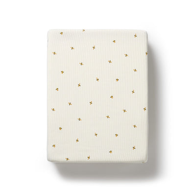 Wilson & Frenchy - Bee Mine Organic Bassinet Sheet Bassinet Sheet Wilson & Frenchy 