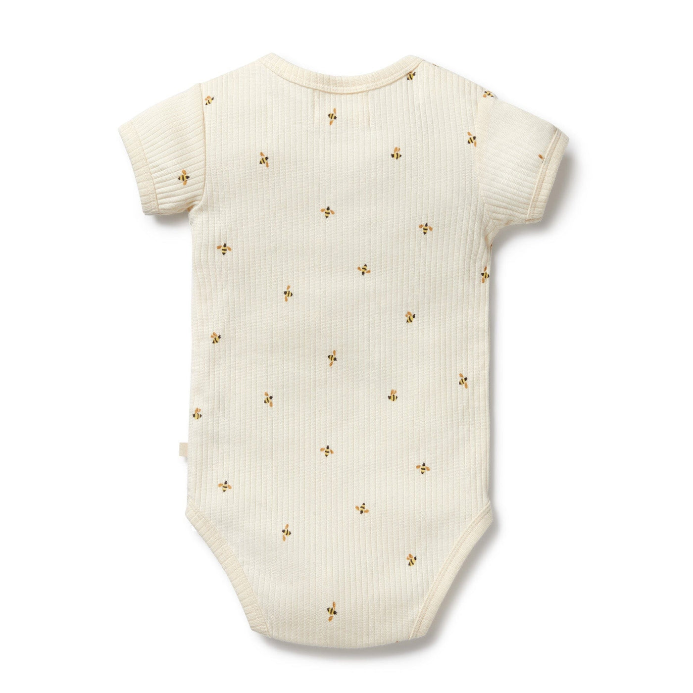 Wilson & Frenchy - Bee Mine Organic Henley Bodysuit Bodysuit Wilson & Frenchy 