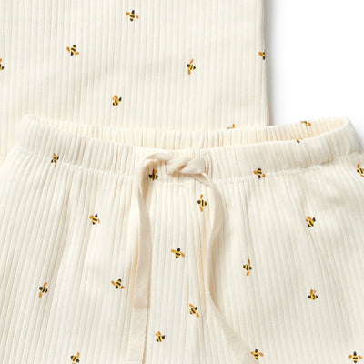 Wilson & Frenchy - Bee Mine Organic Short Sleeved Pyjamas Short Sleeve Pyjamas Wilson & Frenchy 