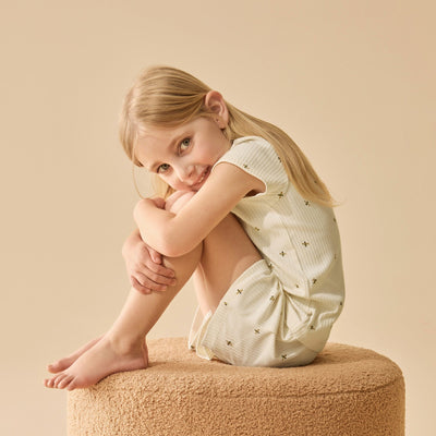 Wilson & Frenchy - Bee Mine Organic Short Sleeved Pyjamas Short Sleeve Pyjamas Wilson & Frenchy 