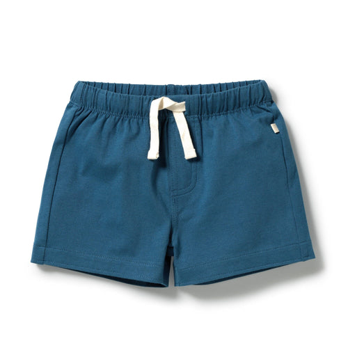 Wilson & Frenchy - Bright Blue Organic Tie Front Short