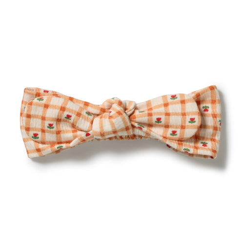 Wilson & Frenchy - Checkerberry Organic Crinkle Headband