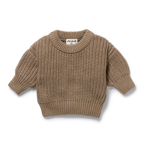 Wilson & Frenchy - Chestnut Organic Knitted Jumper