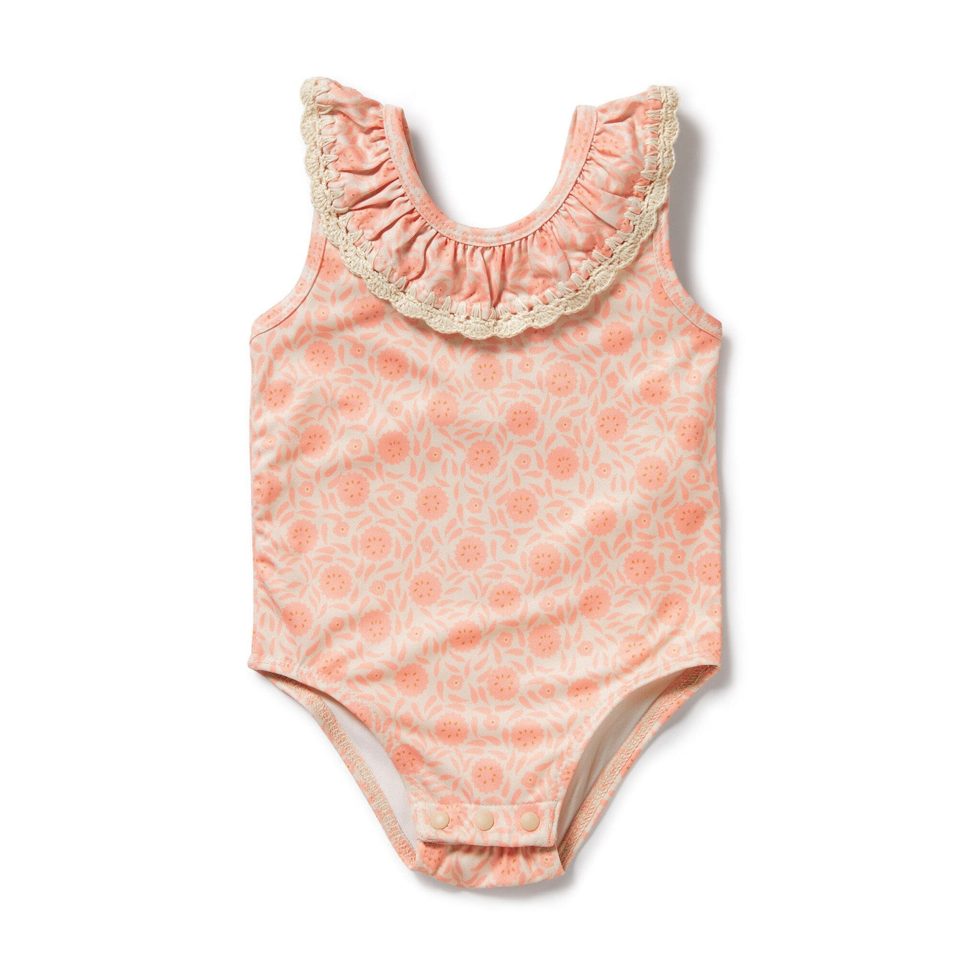 Wilson & Frenchy - Crochet Swimsuit Amelie Floral One-Piece Swimsuit Wilson & Frenchy 