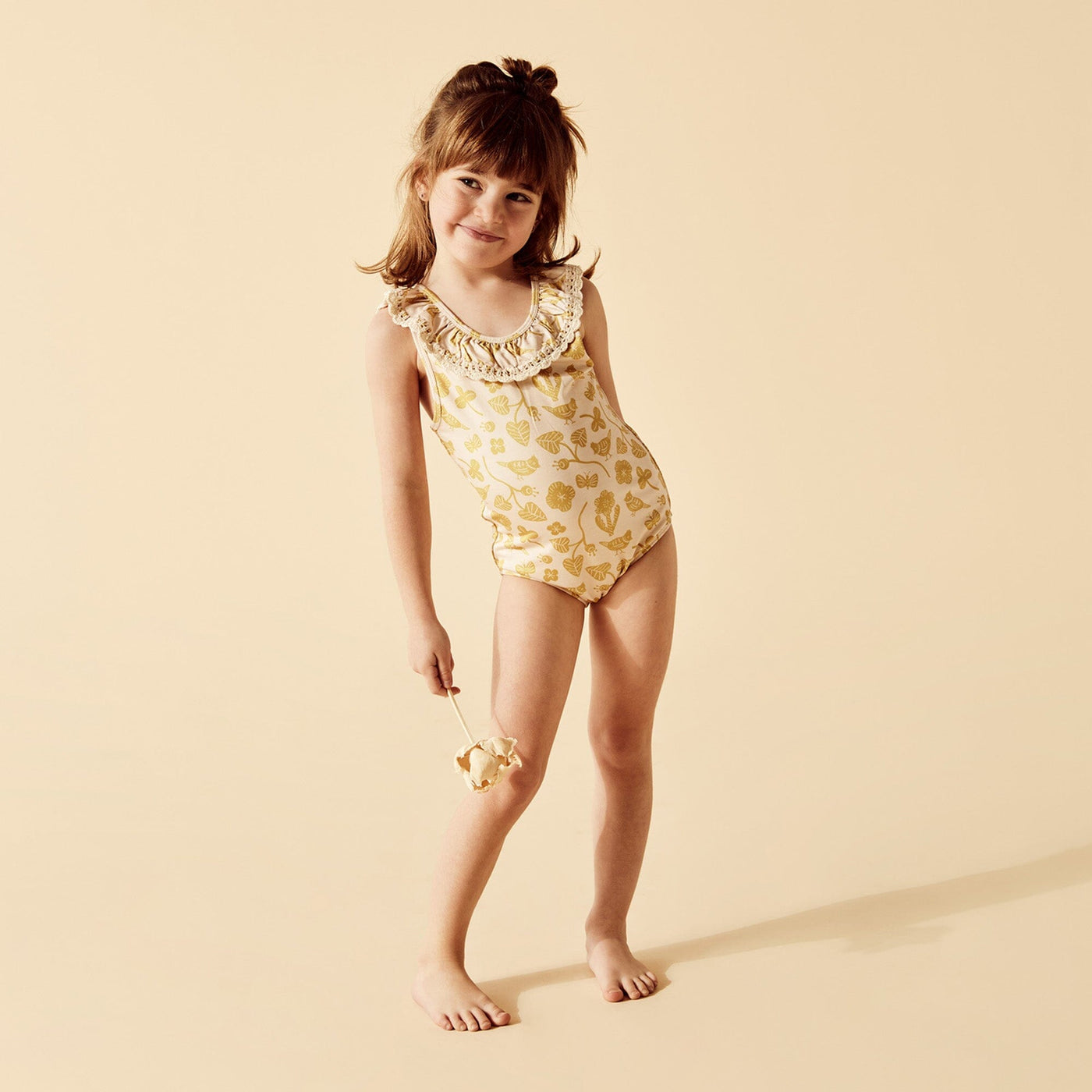 Wilson & Frenchy - Crochet Swimsuit Goldie Floral One-Piece Swimsuit Wilson & Frenchy 