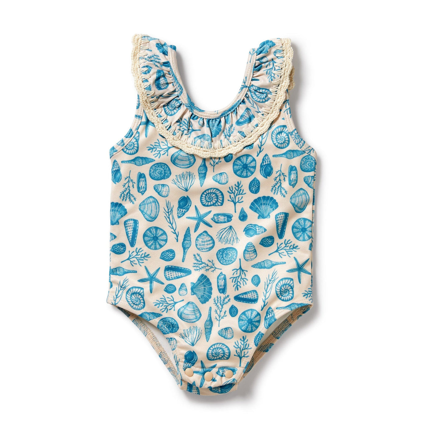 Wilson & Frenchy - Crochet Swimsuit Shells One-Piece Swimsuit Wilson & Frenchy 