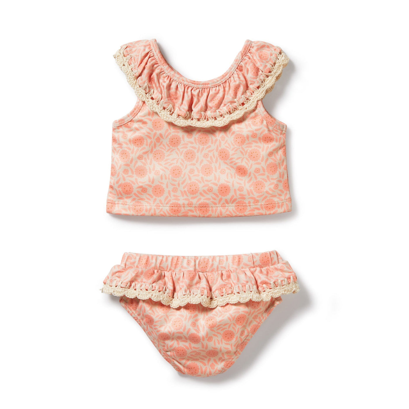 Wilson & Frenchy - Crochet Two Piece Swimsuit Amelie Floral Two-Piece Swimsuit Wilson & Frenchy 