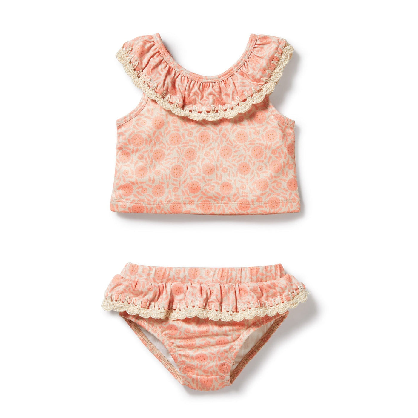 Wilson & Frenchy - Crochet Two Piece Swimsuit Amelie Floral Two-Piece Swimsuit Wilson & Frenchy 