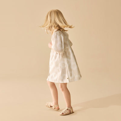 Wilson & Frenchy - Daisy Bloom Organic Button Dress Short Sleeve Dress Wilson & Frenchy 