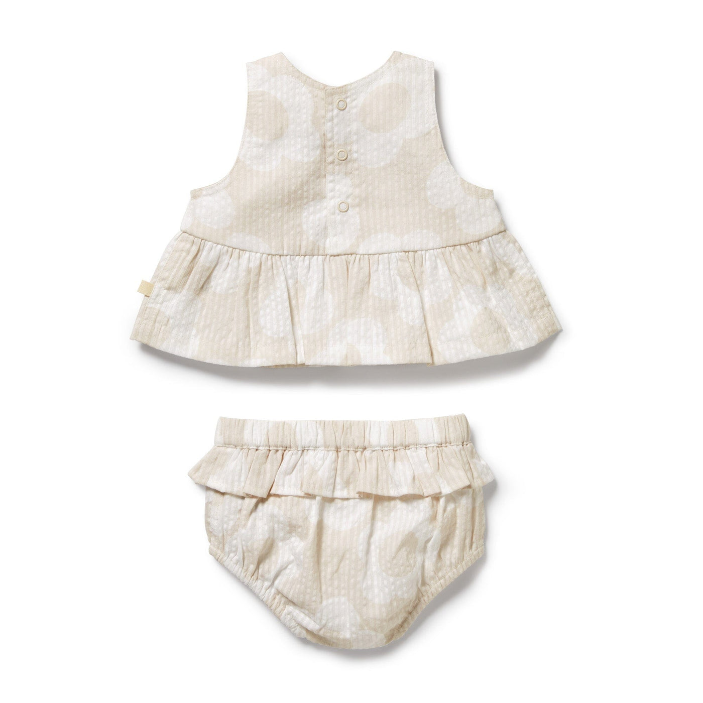Wilson & Frenchy - Daisy Bloom Organic Ruffle Set Matching Set Wilson & Frenchy 