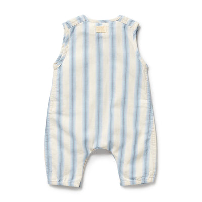 Wilson & Frenchy - Deep Blue Stripe Organic Growsuit Growsuit Wilson & Frenchy 