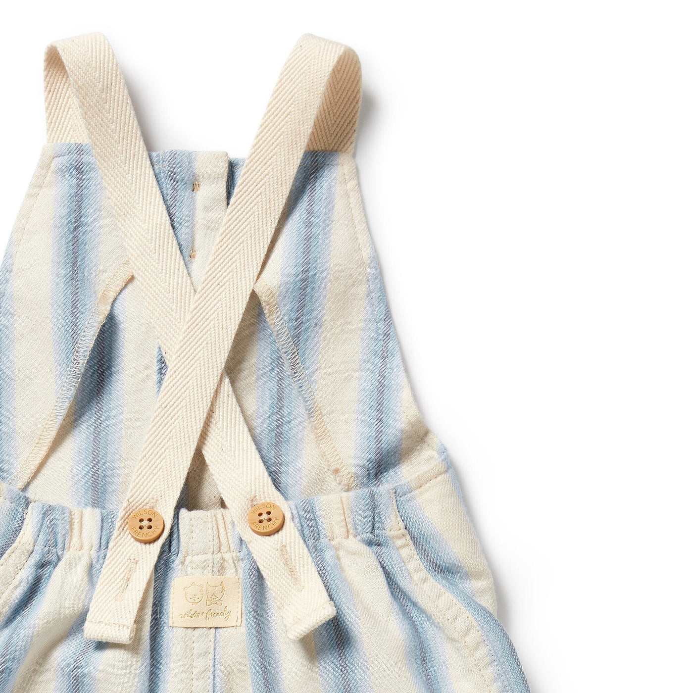 Wilson & Frenchy - Deep Blue Stripe Organic Overall Overalls Wilson & Frenchy 