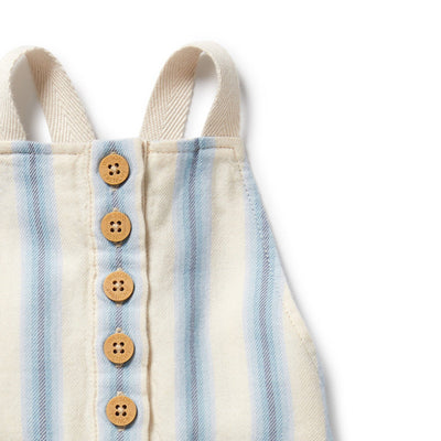 Wilson & Frenchy - Deep Blue Stripe Organic Overall Overalls Wilson & Frenchy 