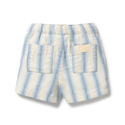 Wilson & Frenchy - Deep Blue Stripe Organic Short Shorts Wilson & Frenchy 