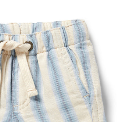 Wilson & Frenchy - Deep Blue Stripe Organic Short Shorts Wilson & Frenchy 
