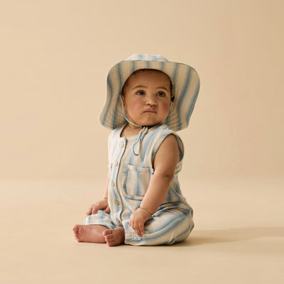Wilson & Frenchy - Deep Stripe Organic Sun Hat Sun Hat Wilson & Frenchy 