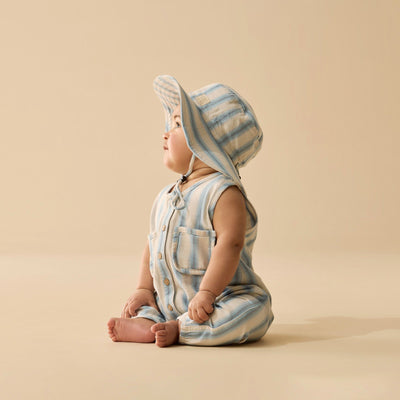 Wilson & Frenchy - Deep Stripe Organic Sun Hat Sun Hat Wilson & Frenchy 