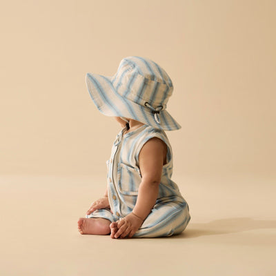 Wilson & Frenchy - Deep Stripe Organic Sun Hat Sun Hat Wilson & Frenchy 
