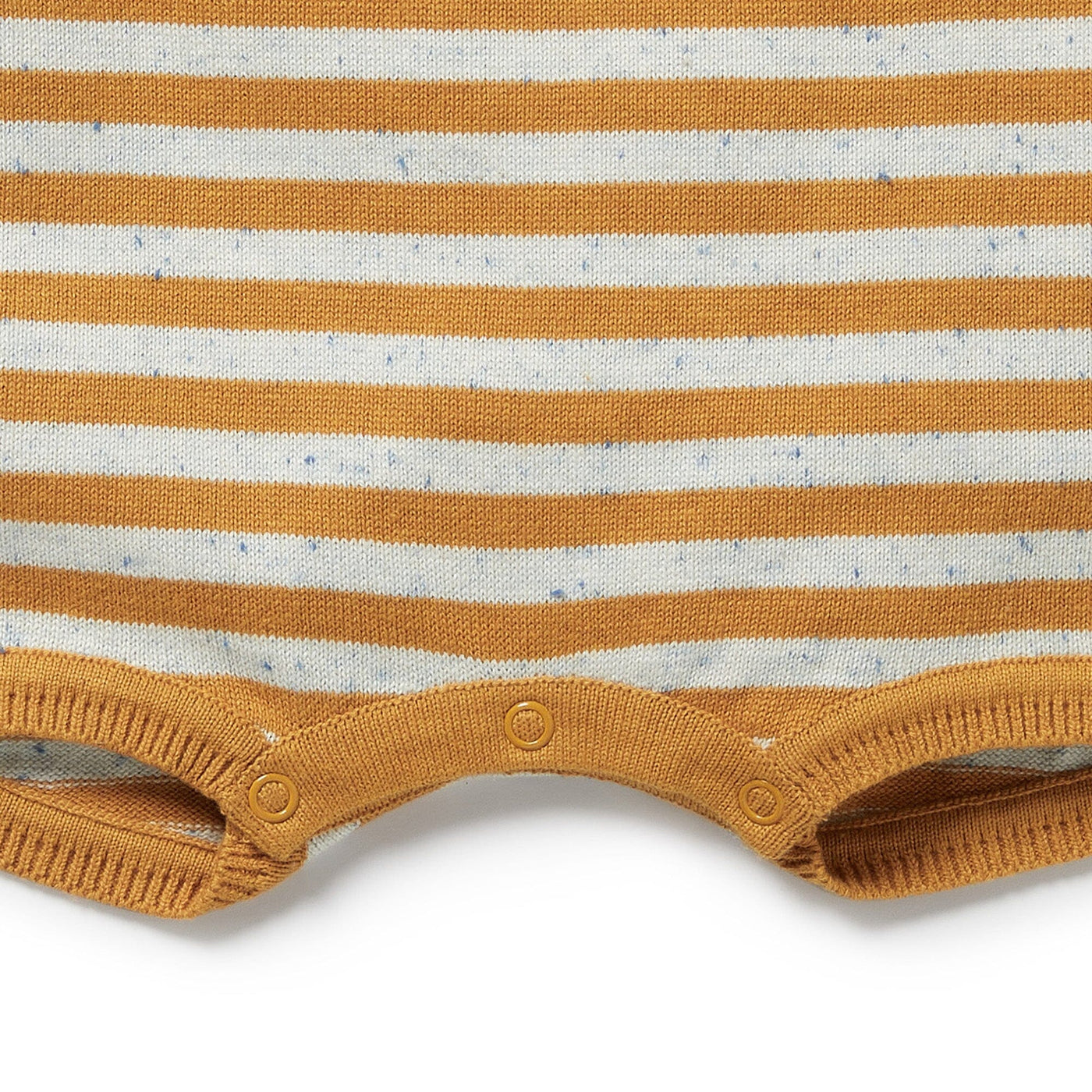 Wilson & Frenchy - Golden Wave Stripe Organic Knitted Growsuit Growsuit Wilson & Frenchy 