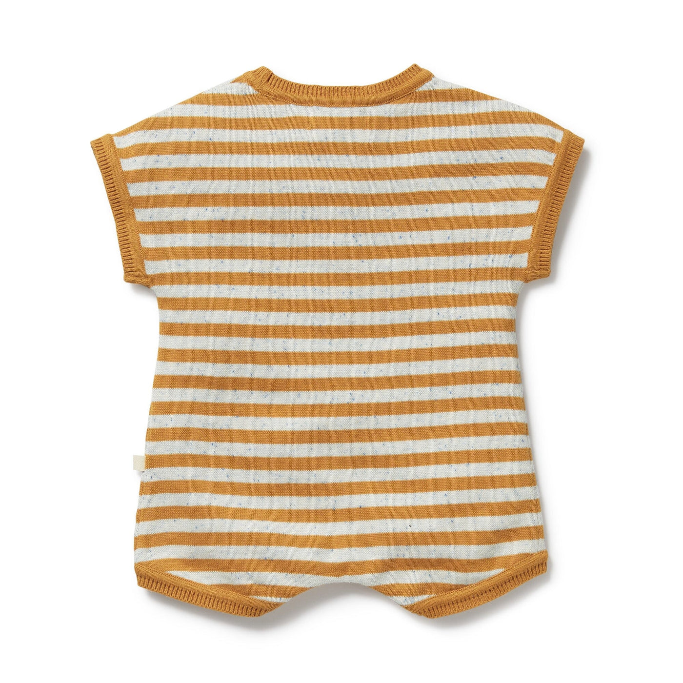 Wilson & Frenchy - Golden Wave Stripe Organic Knitted Growsuit Growsuit Wilson & Frenchy 