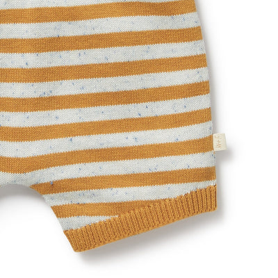 Wilson & Frenchy - Golden Wave Stripe Organic Knitted Set Matching Set Wilson & Frenchy 