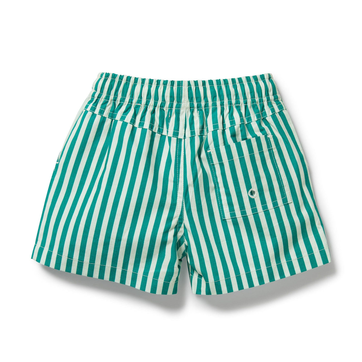 Wilson & Frenchy - Green Bean Stripe Swim Board Short Boardshorts Wilson & Frenchy 