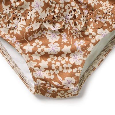 Wilson & Frenchy - Hazel Floral Cutwork Rashie Swimset Two-Piece Swimsuit Wilson & Frenchy 