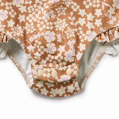 Wilson & Frenchy - Hazel Floral Long Sleeved Swimsuit One-Piece Swimsuit Wilson & Frenchy 