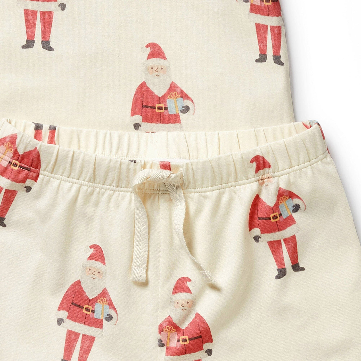 Wilson & Frenchy - Ho Ho Ho Organic Short Sleeved Pyjamas Short Sleeve Pyjamas Wilson & Frenchy 
