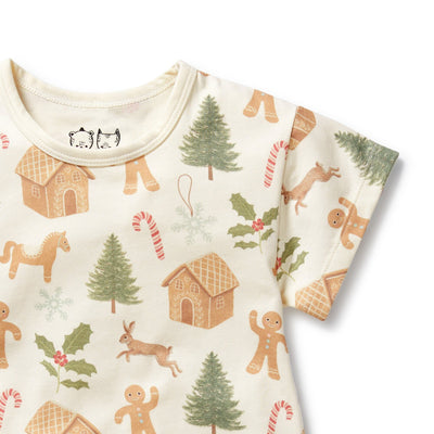 Wilson & Frenchy - Holly Jolly Magic Organic Growsuit Growsuit Wilson & Frenchy 