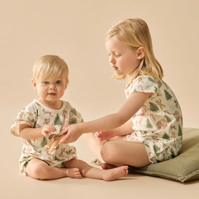 Wilson & Frenchy - Holly Jolly Magic Organic Growsuit Growsuit Wilson & Frenchy 