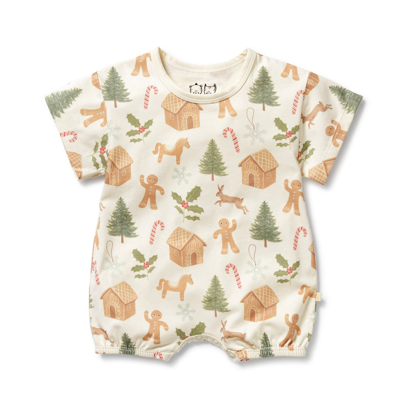 Wilson & Frenchy - Holly Jolly Magic Organic Growsuit Growsuit Wilson & Frenchy 