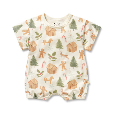 Wilson & Frenchy - Holly Jolly Magic Organic Growsuit Growsuit Wilson & Frenchy 