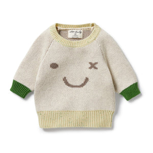 Wilson & Frenchy - Knitted Jacquard Jumper Almond