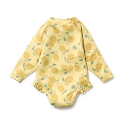 Wilson & Frenchy - Lemon Drop Long Sleeved Swimsuit One-Piece Swimsuit Wilson & Frenchy 