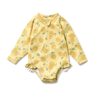 Wilson & Frenchy - Lemon Drop Long Sleeved Swimsuit One-Piece Swimsuit Wilson & Frenchy 