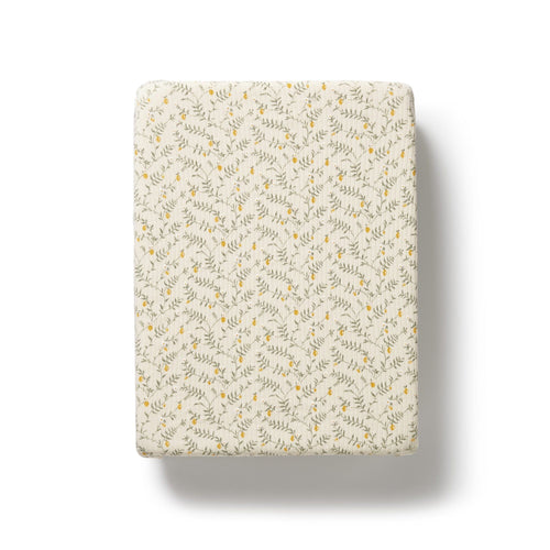 Wilson & Frenchy - Organic Bassinet Sheet | Lemon Leaf