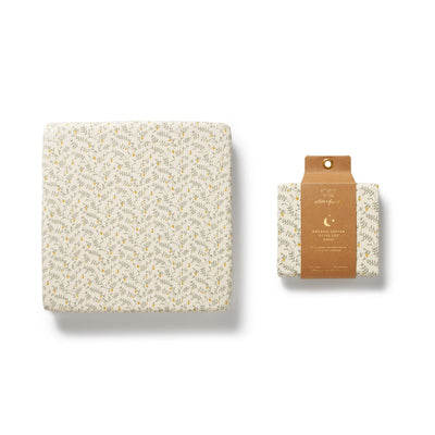 Wilson & Frenchy - Lemon Leaf Organic Cot Sheet Cot Sheet Wilson & Frenchy 