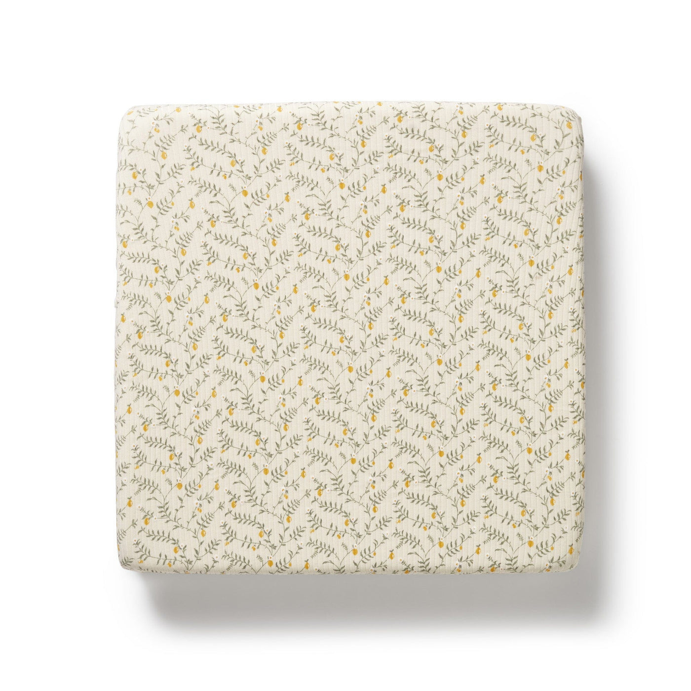 Wilson & Frenchy - Lemon Leaf Organic Cot Sheet Cot Sheet Wilson & Frenchy 