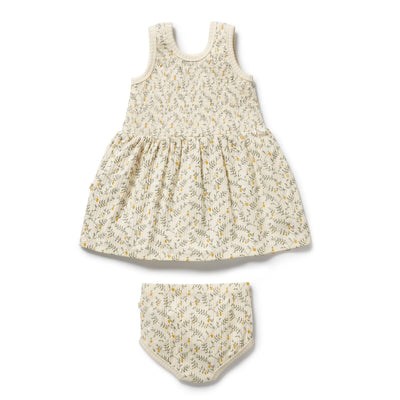 Wilson & Frenchy - Lemon Leaf Organic Dress Set Matching Set Wilson & Frenchy 