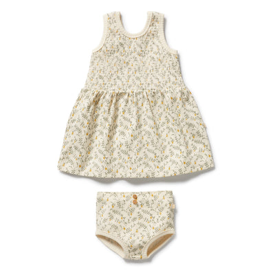 Wilson & Frenchy - Lemon Leaf Organic Dress Set Matching Set Wilson & Frenchy 