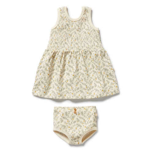 Wilson & Frenchy - Organic Dress Set | Lemon Leaf