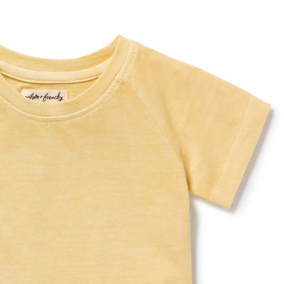 Wilson & Frenchy - Lemon Organic Dyed Tee Short Sleeve T-Shirt Wilson & Frenchy 