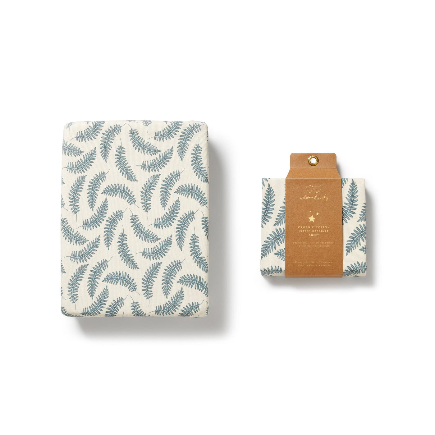 Wilson & Frenchy - Little Fronds Organic Bassinet Sheet Bassinet Sheet Wilson & Frenchy 