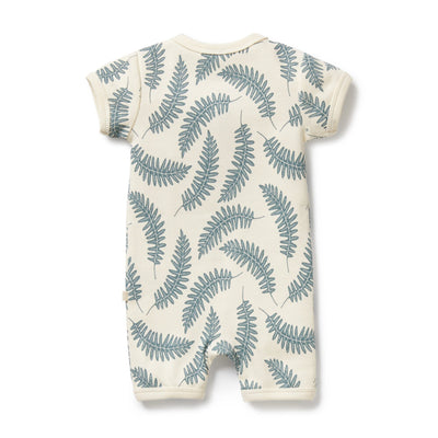 Wilson & Frenchy - Little Fronds Organic Boyleg Zipsuit Zipsuit Wilson & Frenchy 