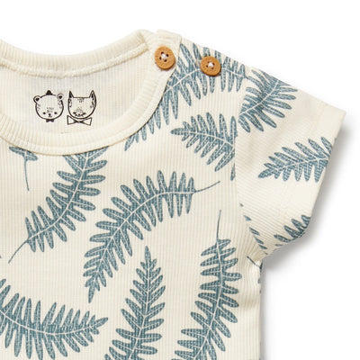 Wilson & Frenchy - Little Fronds Organic Tee Short Sleeve T-Shirt Wilson & Frenchy 